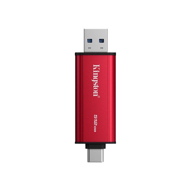 SSD Externo Portátil Kingston, 512GB, Dual USB-A/C, Leitura 1050